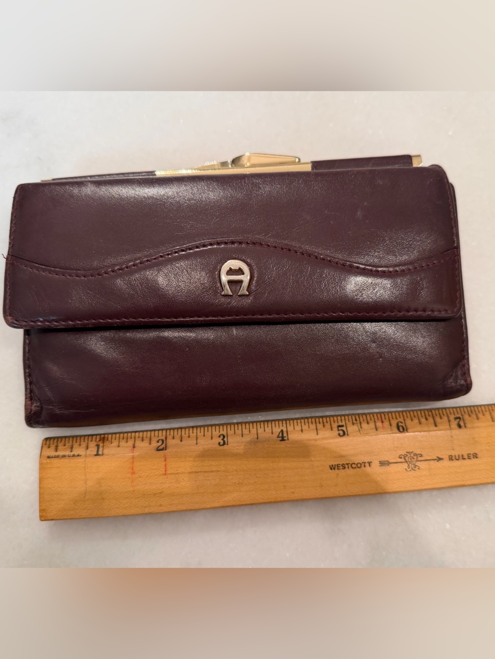 Vintage Aigner Leather Wallet